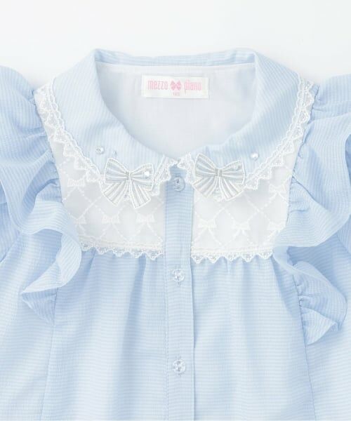 mezzo piano / メゾピアノ シャツ・ブラウス | シフォンフリル　ブラウス | 詳細2