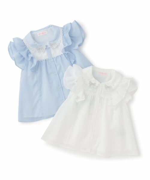 mezzo piano / メゾピアノ シャツ・ブラウス | シフォンフリル　ブラウス | 詳細8