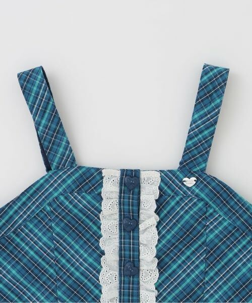 mezzo piano / メゾピアノ その他トップス | チェックビスチェ　＆半袖Tシャツセット | 詳細3