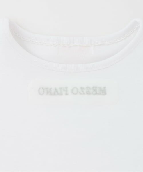 mezzo piano / メゾピアノ その他トップス | チェックビスチェ　＆半袖Tシャツセット | 詳細7