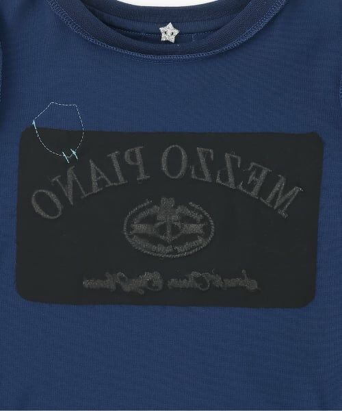 mezzo piano / メゾピアノ Tシャツ | チェックセーラー衿つき　半袖Tシャツ | 詳細6