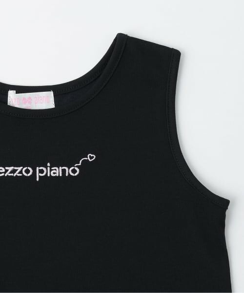 mezzo piano / メゾピアノ Tシャツ | メッシュ切替Tシャツ　＆タンクトップセット | 詳細9