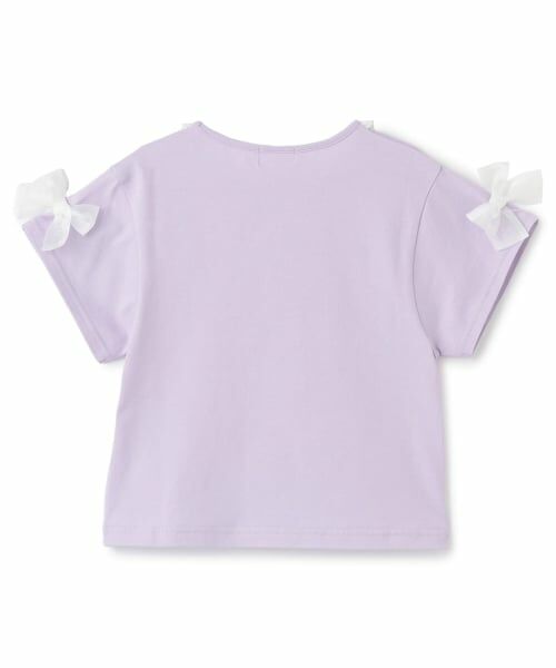 mezzo piano / メゾピアノ Tシャツ | ハートレース　半袖Tシャツ | 詳細1