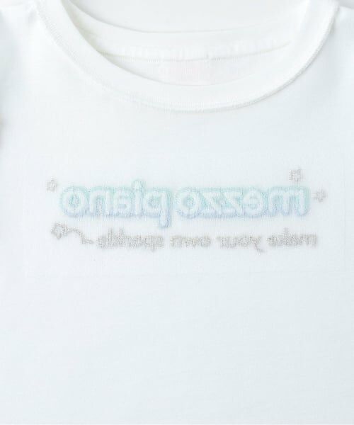 mezzo piano / メゾピアノ パーカー | メッシュZIPパーカ　＆肩開きTシャツセット | 詳細7