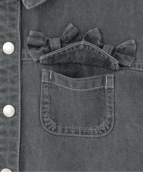 mezzo piano / メゾピアノ シャツ・ブラウス | 接触冷感デニムシャツ　＆Tシャツセット | 詳細5