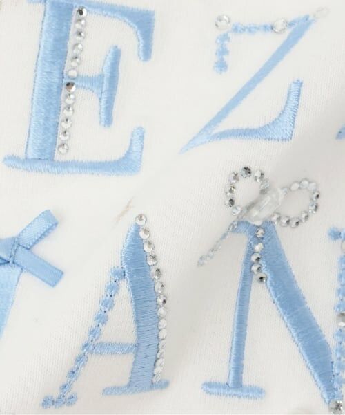 mezzo piano / メゾピアノ Tシャツ | キラキラリボン　ロゴ刺しゅう　半袖Tシャツ | 詳細8