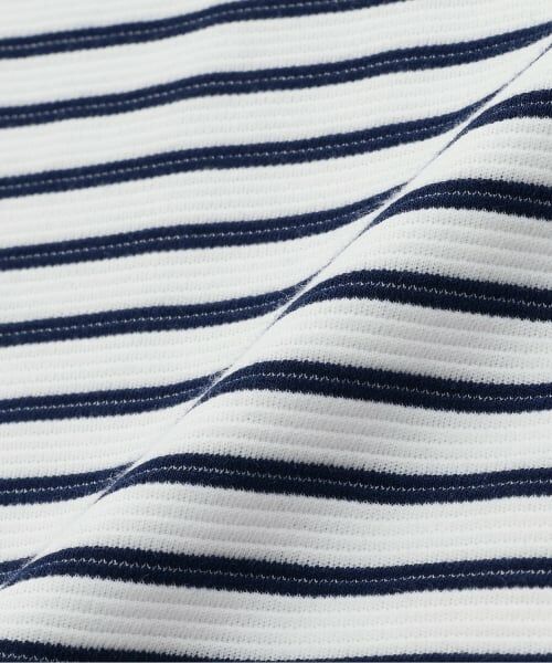 mezzo piano / メゾピアノ ミニ丈・ひざ丈ワンピース | リップルボーダー　ポシェット風ワンピース | 詳細10