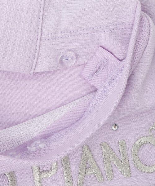 mezzo piano / メゾピアノ ミニ丈・ひざ丈ワンピース | チャームつき どうぶつ耳 半袖パーカワンピース | 詳細5