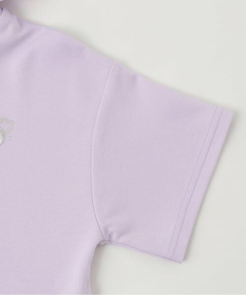 mezzo piano / メゾピアノ ミニ丈・ひざ丈ワンピース | チャームつき どうぶつ耳 半袖パーカワンピース | 詳細7