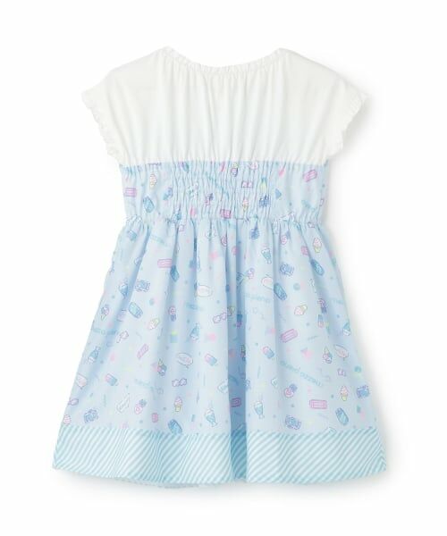 mezzo piano / メゾピアノ ミニ丈・ひざ丈ワンピース | ファンシーポップ柄　ワンピース | 詳細1