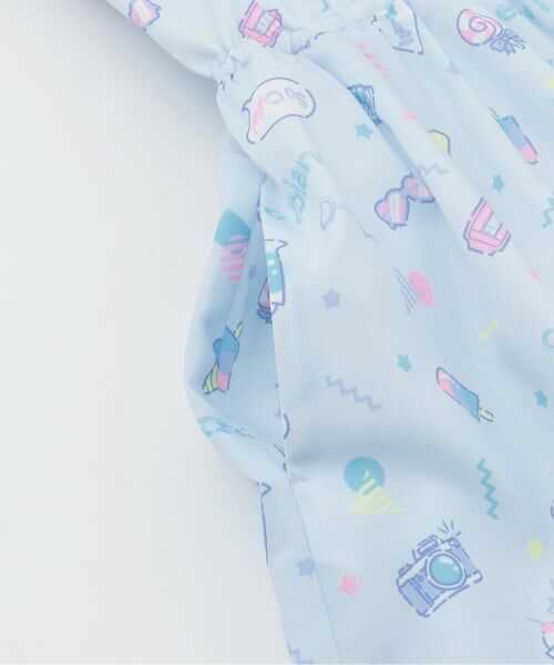 mezzo piano / メゾピアノ ミニ丈・ひざ丈ワンピース | ファンシーポップ柄　ワンピース | 詳細6