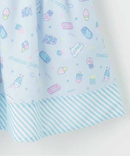 mezzo piano / メゾピアノ ミニ丈・ひざ丈ワンピース | ファンシーポップ柄　ワンピース | 詳細7