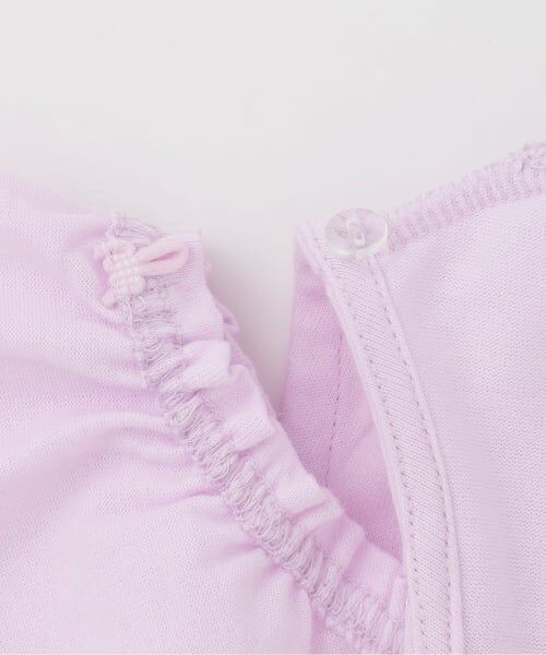 mezzo piano / メゾピアノ ミニ丈・ひざ丈ワンピース | バレエ総柄　チュールドッキングワンピース | 詳細6