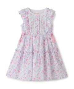 mezzo piano / メゾピアノ ミニ丈・ひざ丈ワンピース | 水彩花柄ワンピース