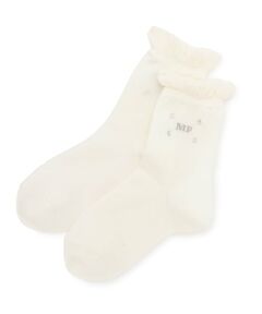 mezzo piano / メゾピアノ ソックス | ラインストーン　ソックス【日本製】