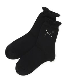 mezzo piano / メゾピアノ ソックス | ラインストーン　ソックス【日本製】