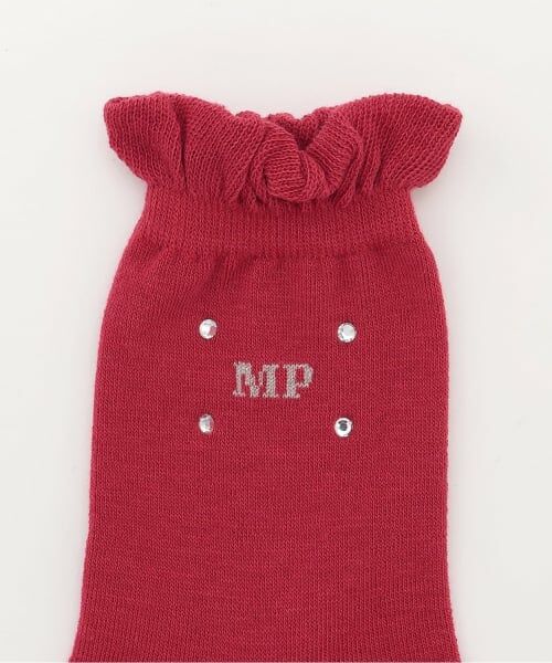 mezzo piano / メゾピアノ ソックス | ラインストーン　ソックス【日本製】 | 詳細1