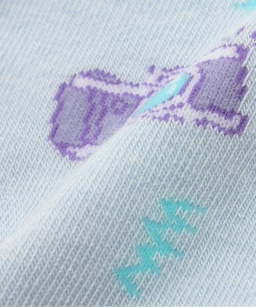 mezzo piano / メゾピアノ ソックス | ファンシーポップ柄　クルーソックス【日本製】 | 詳細2