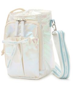 mezzo piano / メゾピアノ ショルダーバッグ | ロゴリボン　ペットボトルホルダー付ショルダーバッグ