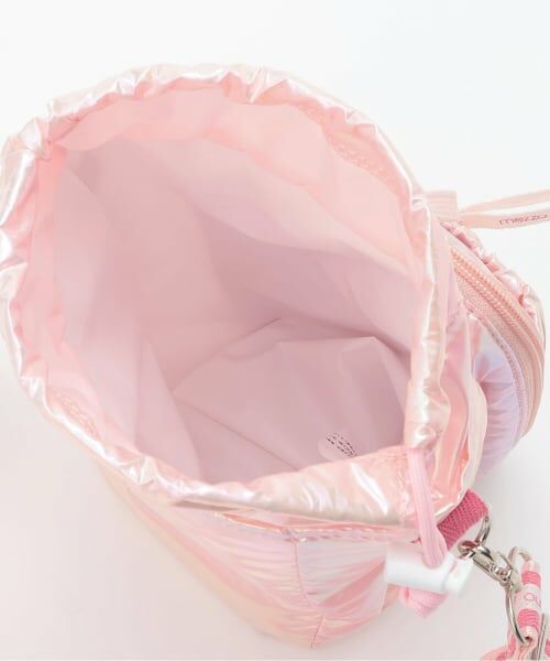 mezzo piano / メゾピアノ ショルダーバッグ | ロゴリボン　ペットボトルホルダー付ショルダーバッグ | 詳細5