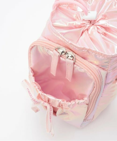 mezzo piano / メゾピアノ ショルダーバッグ | ロゴリボン　ペットボトルホルダー付ショルダーバッグ | 詳細6