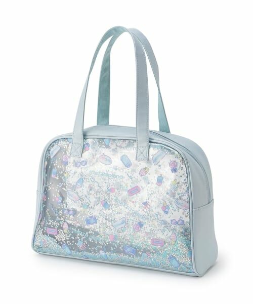 mezzo piano / メゾピアノ 水着・スイムグッズ | キラキラ　スイムバッグ（サックス）