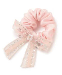 mezzo piano / メゾピアノ ヘアゴム・シュシュ | キラキラリボン　シュシュ【日本製】