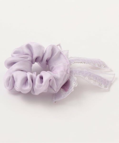 mezzo piano / メゾピアノ ヘアゴム・シュシュ | キラキラリボン　シュシュ【日本製】 | 詳細1