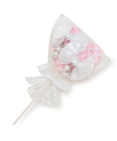 mezzo piano / メゾピアノ ヘアゴム・シュシュ | キャンディラッピング　リボンパールヘアアクセサリーセット