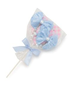 mezzo piano / メゾピアノ ヘアゴム・シュシュ | キャンディラッピング　リボンパールヘアアクセサリーセット