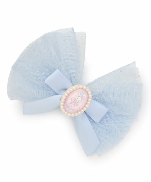 mezzo piano / メゾピアノ ヘアピン | うさぎバレエ　リボンヘアクリップ（サックス）