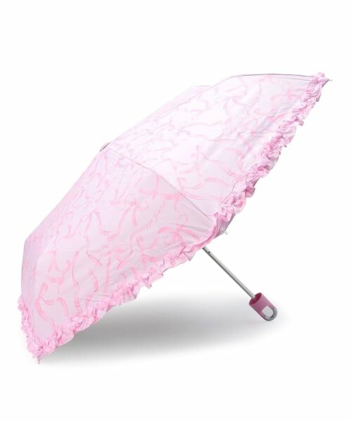 mezzo piano / メゾピアノ 傘 | 折りたたみ日傘　遮光・遮熱・UV　晴雨兼用（ライト ピンク）