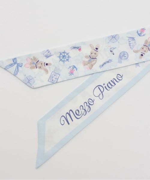 mezzo piano / メゾピアノ カチューシャ・カチューム・その他 | ウサギ・ネコ　航海柄　スカーフリボン | 詳細2