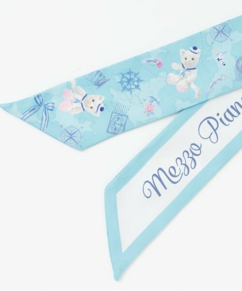 mezzo piano / メゾピアノ カチューシャ・カチューム・その他 | ウサギ・ネコ　航海柄　スカーフリボン | 詳細3