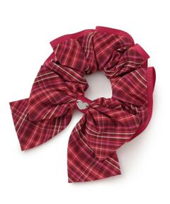 mezzo piano / メゾピアノ ヘアゴム・シュシュ | チェック　リボンシュシュ