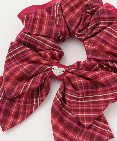 mezzo piano / メゾピアノ ヘアゴム・シュシュ | チェック　リボンシュシュ | 詳細2