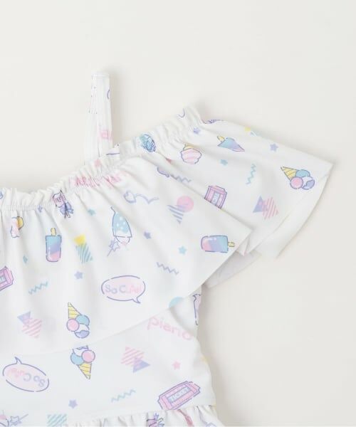 mezzo piano / メゾピアノ 水着・スイムグッズ | ファンシーポップ柄　セパレートワンピース水着 | 詳細3