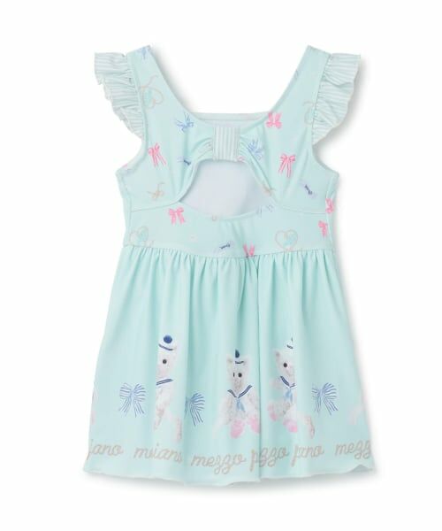 mezzo piano / メゾピアノ 水着・スイムグッズ | ウサギ・ネコ　航海柄　ワンピース水着 | 詳細1