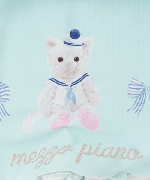 mezzo piano / メゾピアノ 水着・スイムグッズ | ウサギ・ネコ　航海柄　ワンピース水着 | 詳細4