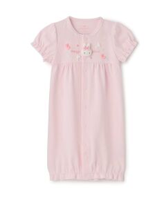 mezzo piano / メゾピアノ ロンパース | ウサギマスコット付　半袖2wayオール