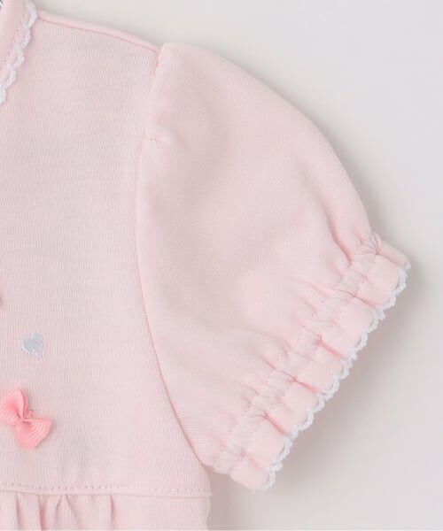 mezzo piano / メゾピアノ ロンパース | ウサギマスコット付　半袖2wayオール | 詳細5