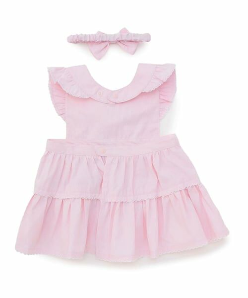 mezzo piano / メゾピアノ スタイ・ビブ | 【BOX付】ウサギマスコット付エプロン＆ヘアバンドセット | 詳細1