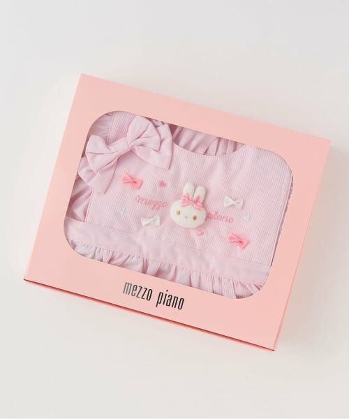 mezzo piano / メゾピアノ スタイ・ビブ | 【BOX付】ウサギマスコット付エプロン＆ヘアバンドセット | 詳細8