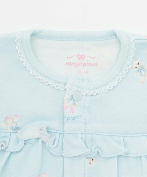 mezzo piano / メゾピアノ ロンパース | 【BOX付】動物柄半袖2wayオール＆スタイセット | 詳細5