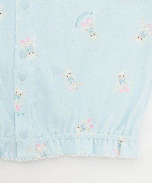 mezzo piano / メゾピアノ ロンパース | 【BOX付】動物柄半袖2wayオール＆スタイセット | 詳細7