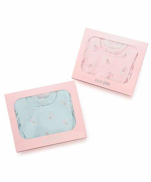 mezzo piano / メゾピアノ ロンパース | 【BOX付】動物柄半袖2wayオール＆スタイセット | 詳細9