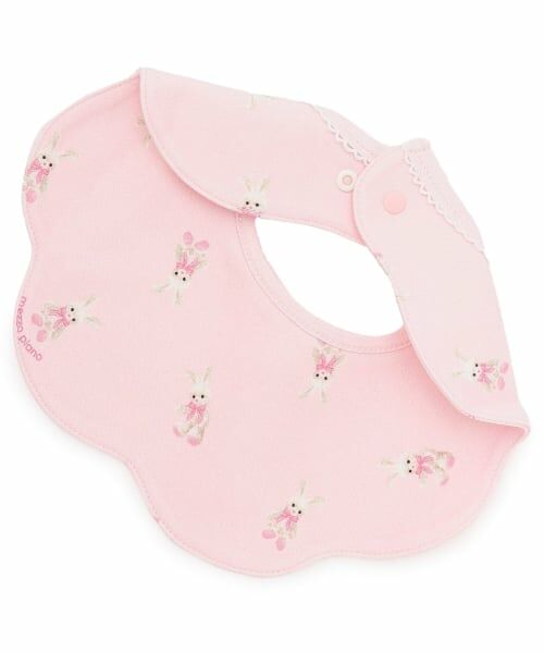 mezzo piano / メゾピアノ スタイ・ビブ | 動物柄スカラップスタイ | 詳細1