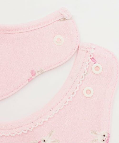 mezzo piano / メゾピアノ スタイ・ビブ | 動物柄スカラップスタイ | 詳細2