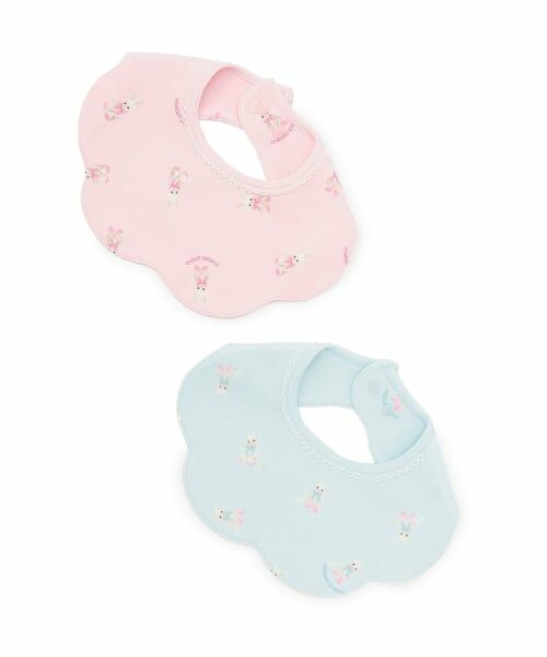 mezzo piano / メゾピアノ スタイ・ビブ | 動物柄スカラップスタイ | 詳細4