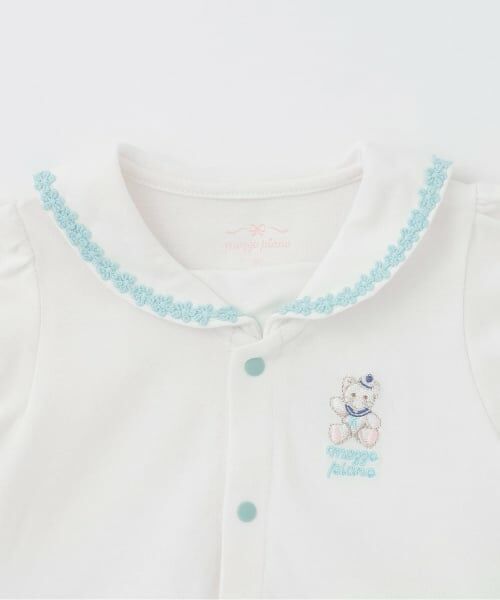 mezzo piano / メゾピアノ ロンパース | セーラーカラー　スカート半袖ロンパース | 詳細2